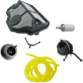 Filtre à Carburant et Air pour Husqvarna 136-142 avec bouchon mazout