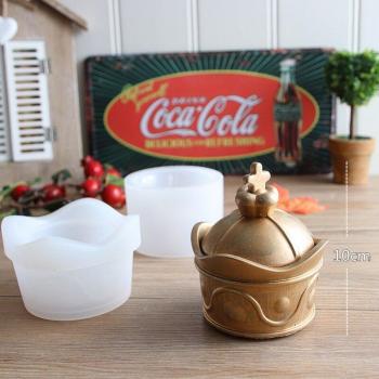 Skull Crown Pumpkin Concrete Flower Pot Mold