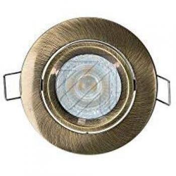 GreenLED Einbaustrahler rund, schwenkbar, Bronze