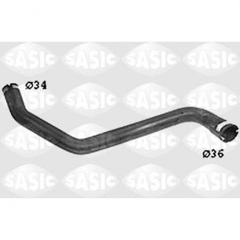 Optimal Coolant Flow Radiator Hose, Sasic, SWH6609