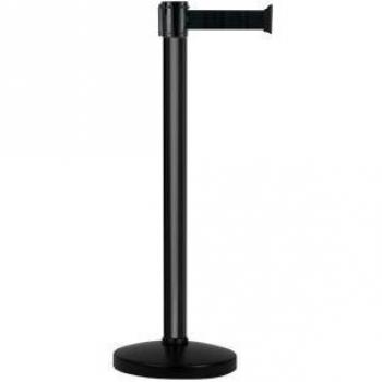 Poteau de Délimitation Noir 5m avec Socle