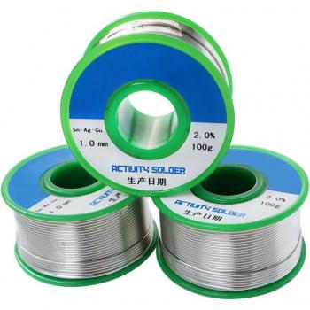 100g 1.0mm 2.0% Tin Lead Solder Wire 45FT