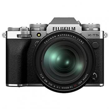 XF 16‑80 mm R OIS WR EU – Fujifilm X‑T5 Silber