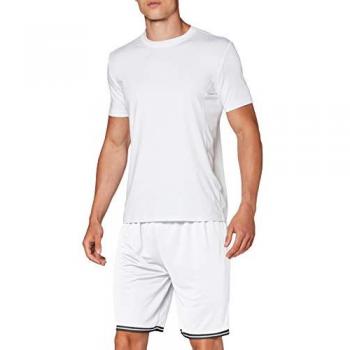 Jako Center 2.0 Shorts Basketball, Blanc/Noir