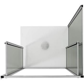 Paroi de Douche Angulaire 70x90 Verre Transparent