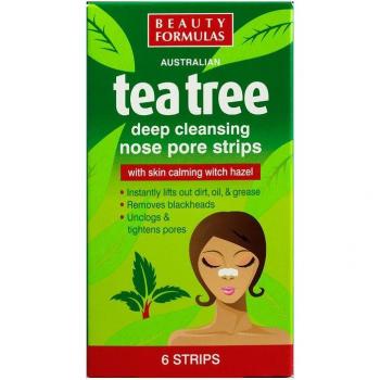 Beauty Formulas Tea Tree Deep Cleansing Nose Pore Strips