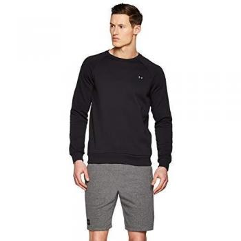 Under Armour Rival Crew Haut Homme, Noir, FR : M