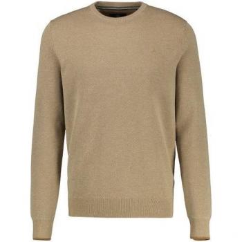 LERROS Leichter Wollpullover XL – Beige, fein gerippte Kante