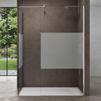 Sogood Pare-douche 8mm avec revêtement NANO 100x80cm