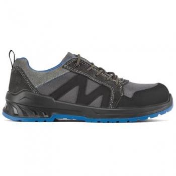 Safety Composite Toe Training Shoe – Portwest, 10.5 (Black/Blue)