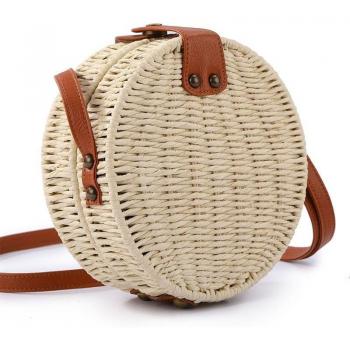 Boho Rieten Schoudertas