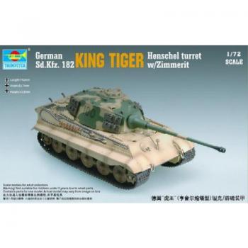 Maqueta de tanque alemán King Tiger Henschel