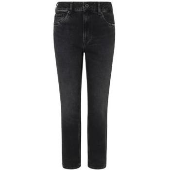 Jeans Tapered Fit Donna Pepe Jeans Nero Denim XH7 27W/30L