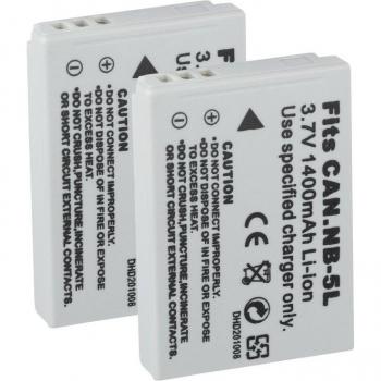 1400mAh NB5L Battery for Canon IXUS Series