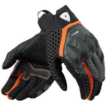 REV'IT! Guantes de Moto Veloz Negro-Naranja para Adulto