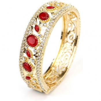 Traditionelles Harzarmband „Blume“ – Ethnisch‑antiker Damenaccessoire