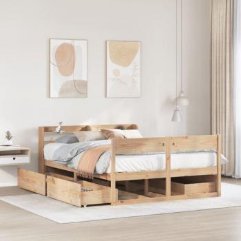 Cama Rústica Sin Colchón 140x190 cm – TORANA