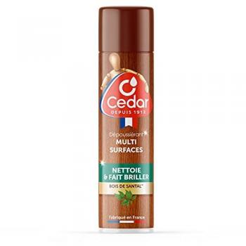 Spray dépoussiérant bois 300 ml O'Cedar