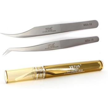 VETUS MSA Series Dolphin Shape Eyelash Tweezers