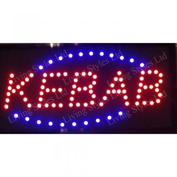 Kebab Luminosa 50×25: Cartel Trade Shop