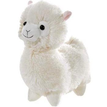 Heunec Lama Plüschfigur cremefarben