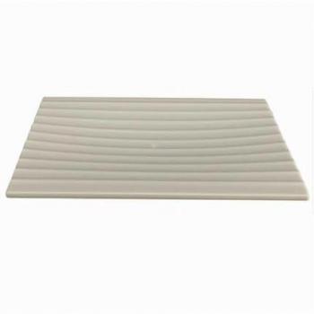 Porte-savon design beige plissé