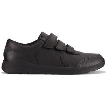 Clarks Leder Daze Schritt 2 Schulschuhe für Jungen in Schwarz