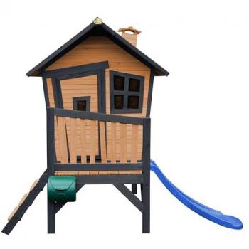 Aire de Jeux Enfant avec Toboggan Bleu