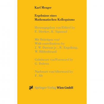 Karl Menger Ergebnisse eines Mathematischen Kolloquiums