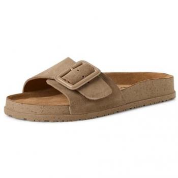 Tamaris Taupe Pantolette für Damen