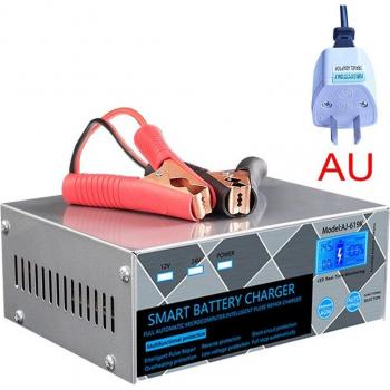 Chargeur de batterie 12V 24V 15A avec fonction de réparation pour AGM et lithium, adapté aux motos
