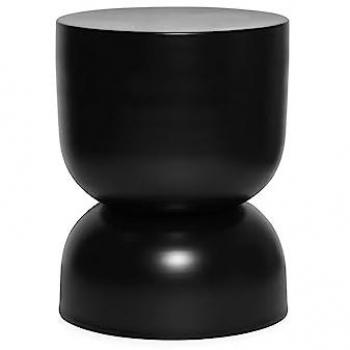 Bout de canapé en métal noir Madi Ø32 x H 42cm
