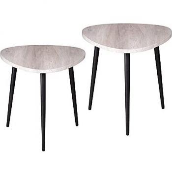 Set de 2 bouts de canapé Orion 45 et 55 cm