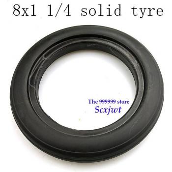 8x1 1/4 Solid Rubber Tire for Electric Scooter
