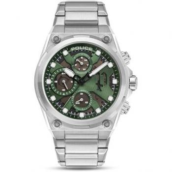 Police Reloj Hombre Airflow 5 atm, Acero y Correa Plateada – Modelo PEWGK2239104