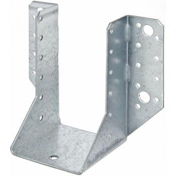 Alberts – 25 Supports U Ailes Extérieures 76×152 mm Galvanisé Gris