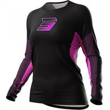 Shot Contact Venus Maillot Motocross Femme Noir Bleu taille : S