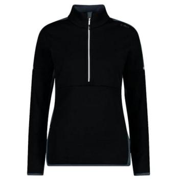 CMP 32e0346 Women's Half Zip Fleece – Black, 2XL