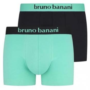 Bruno Banani Herren Short 2‑Pack Flowing – 93 % Baumwolle, 7 % Elasthan