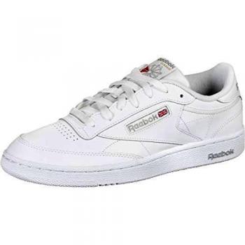 Reebok Herren Club C 85 Hallenschuhe, Mehrfarbig (White/Sheer Grey), 40 EU