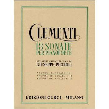 18 sonate per pianoforte. Vol. 1