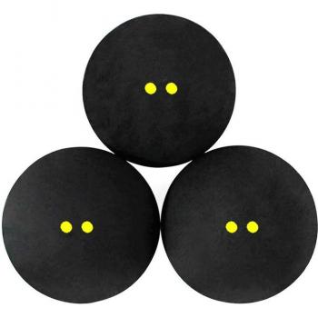 Low Speed Squash Balls with Two Yellow Dots