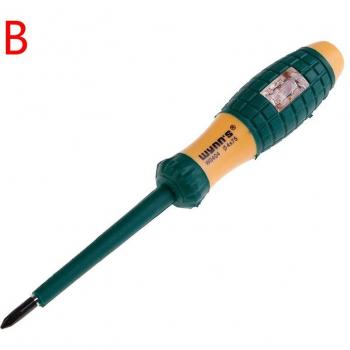 Stylo tournevis 220V avec indicateur de tension intégré