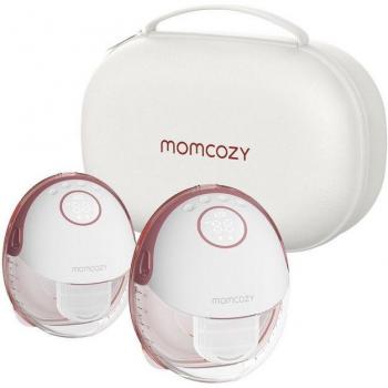 Momcozy M6 Mobile Milchpumpe Doppel Maroon (Energie)