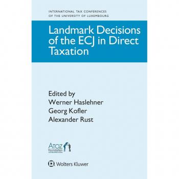 Vitalsource Technologies, Inc. Landmark Decisions Of The Ecj In Direct Taxation