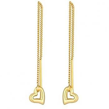 Set di 3 orecchini cuore in argento sterling 925