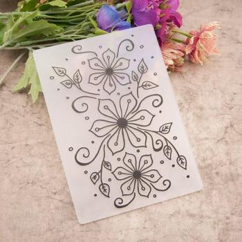 KLJUYP Scrapbooking Prägeordner mit Blumenmotiv