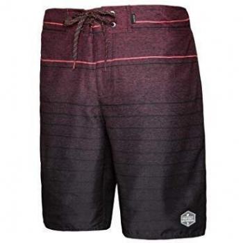 Sonnenstrand-Herren-Shorts “Protest Dark Cherry” – Größe S, breiter Schnitt