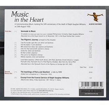 Ralph Vaughan Williams ; Music in the Heart