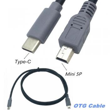 USB 3.1 Type C Male to Mini/Micro USB B OTG Adapter Cable 0.25m/1m